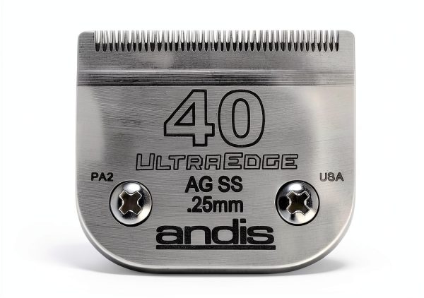 Andis UltraEdge Dog Clipper Blade Stainless Steel Size 40-0