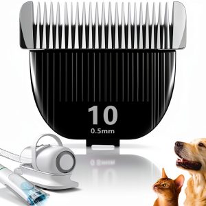 TGSBHIO Ceramic Dog Grooming Blade 10F Stainless-0
