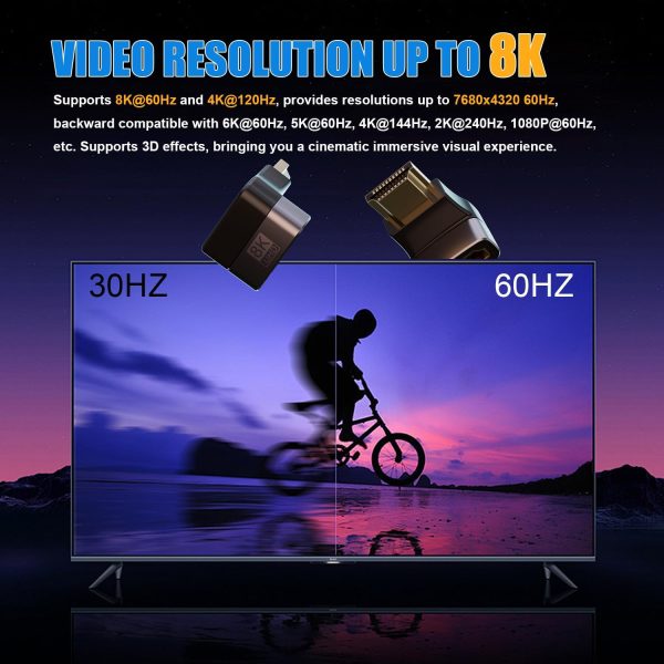 PANPEO HDMI Adapter 4K 8K Gold Plated-4