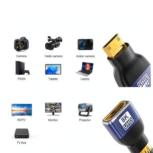 AUXNIU Mini HDMI to HDMI Converter-6