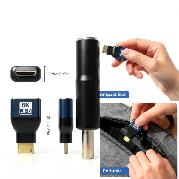 AUXNIU Mini HDMI to HDMI Converter-7