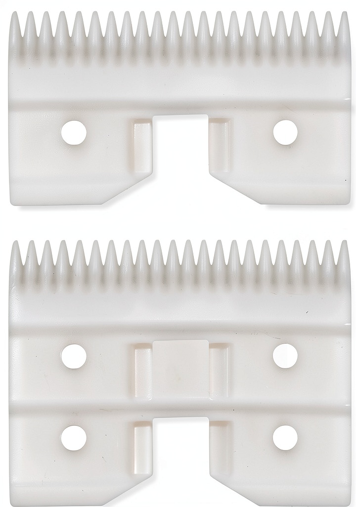Installing Ceramic Pet Grooming Blades by Shenzhen Maoxi Technology on a wooden desk