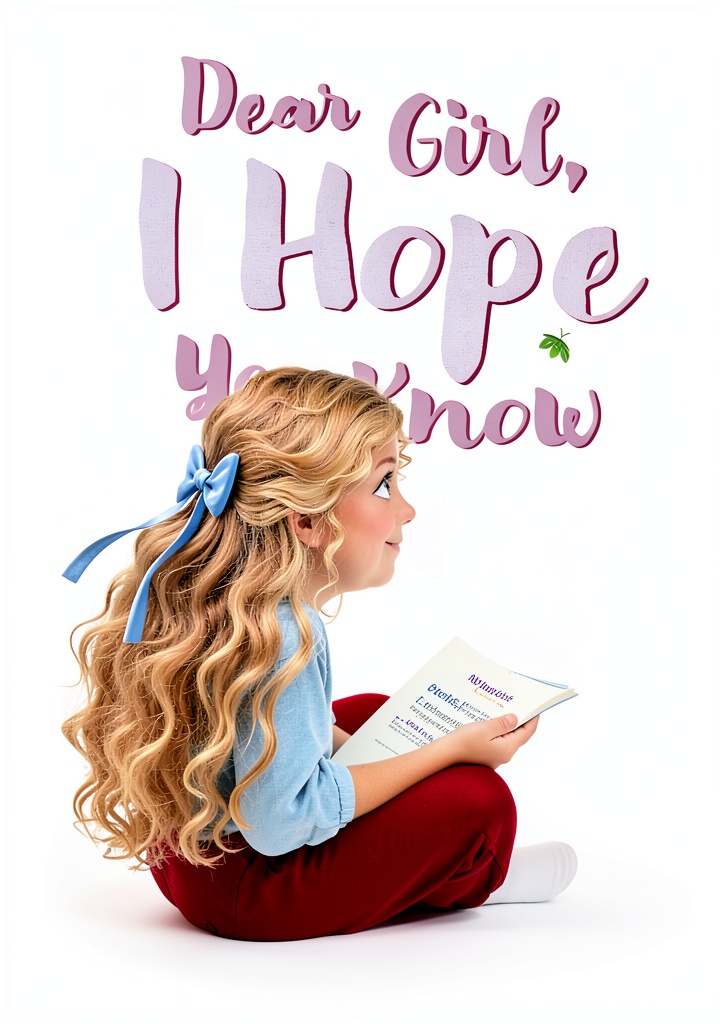 'Girl reading motivational Kindle eBook on a tablet'