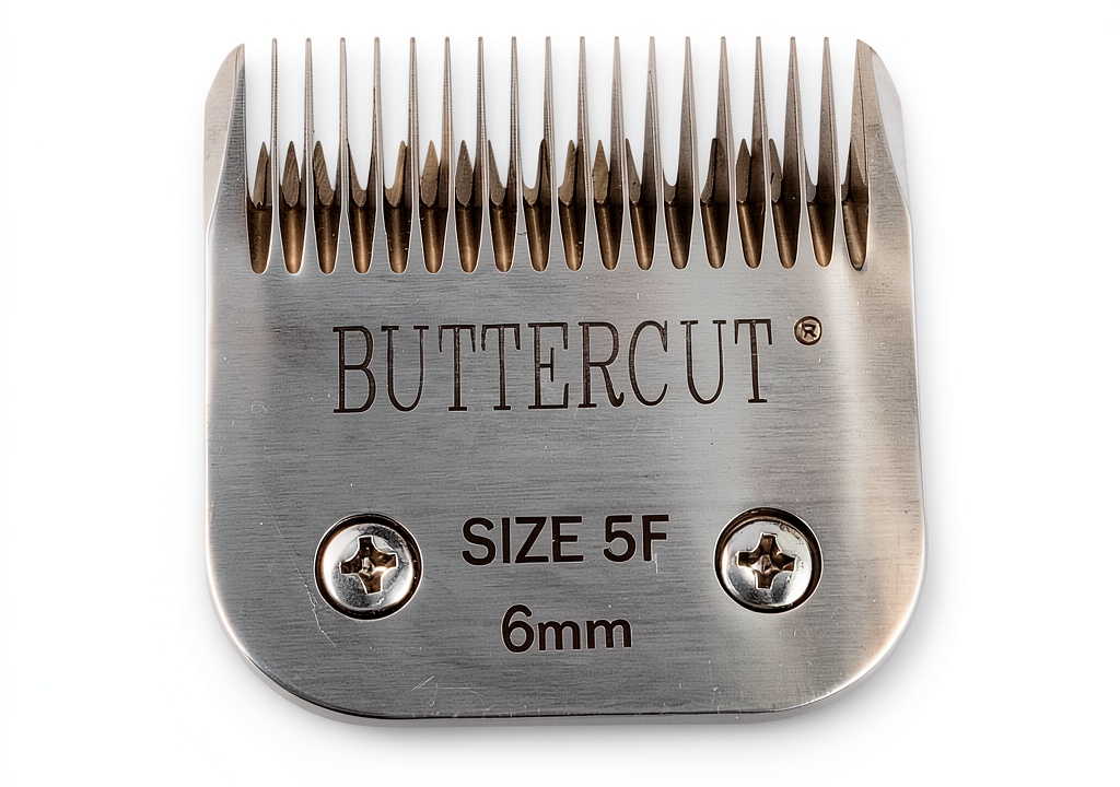PetEdge dog clipper blade in use