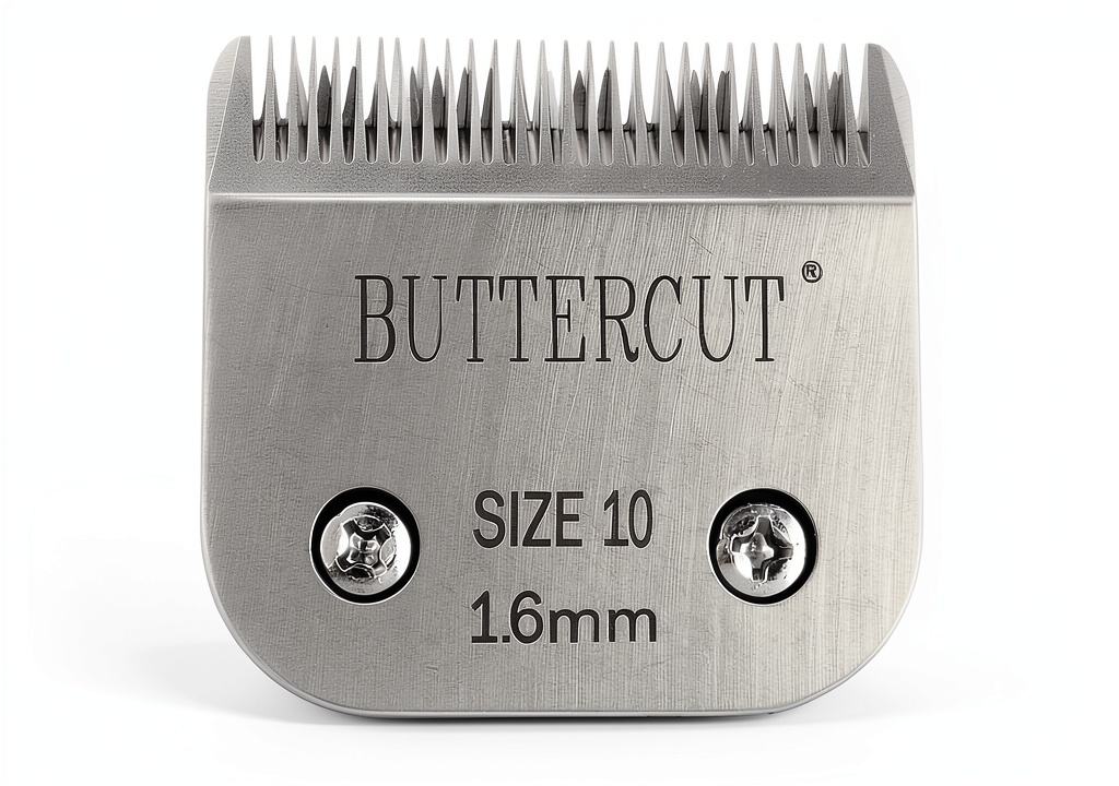 Installing Buttercut Dog Clipper Blade A5 Size 10 Pet Grooming on a wooden desk