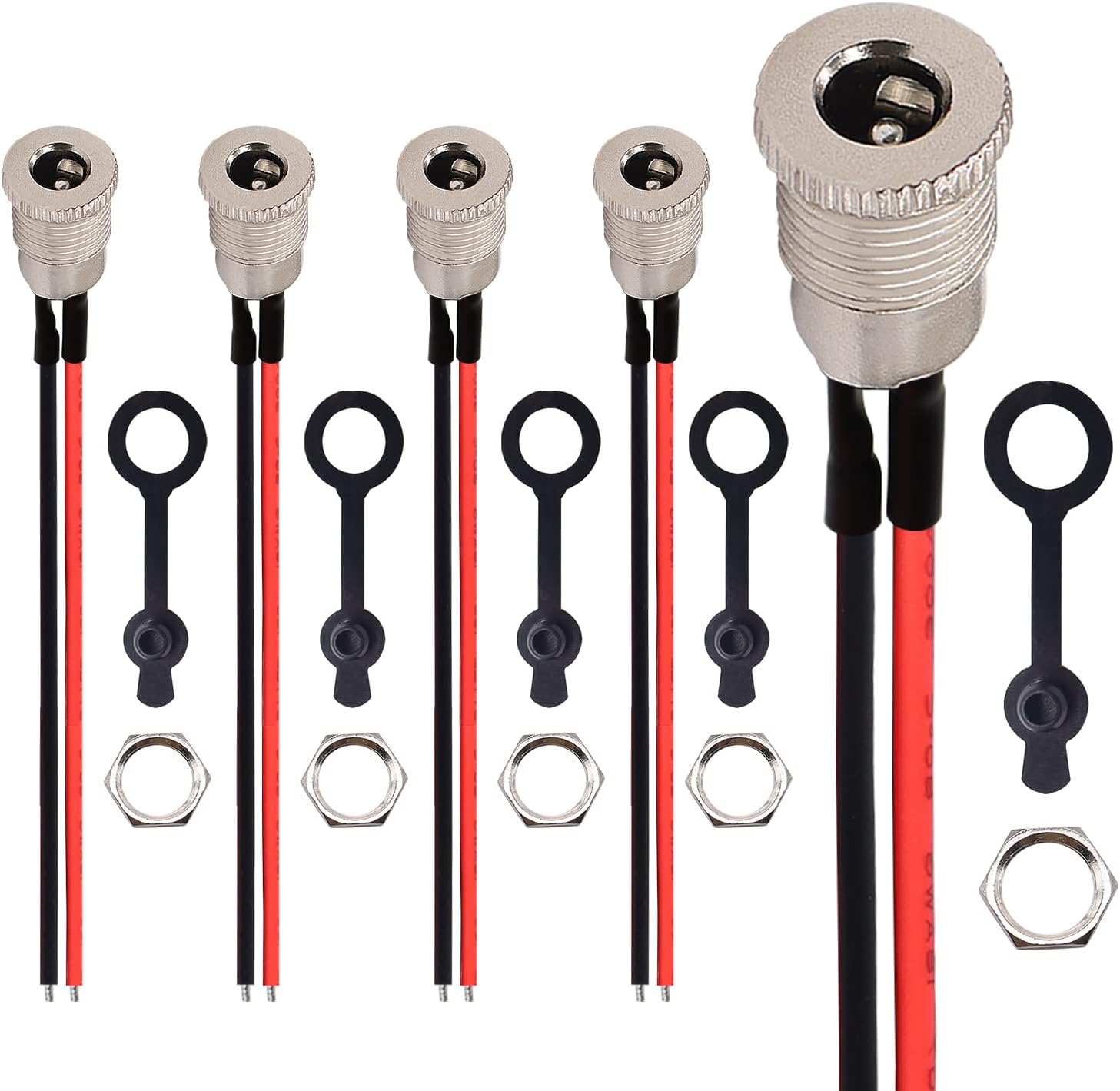 Installing Female-to-Female Solder Connectors by Weideer Audio Video on a wooden workbench