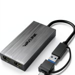 WAVLINK USB to Dual HDMI 4K Adapter for MacBook Pro-0