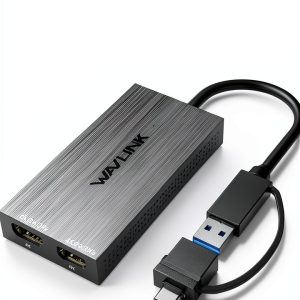 WAVLINK USB to Dual HDMI 4K Adapter for MacBook Pro-0