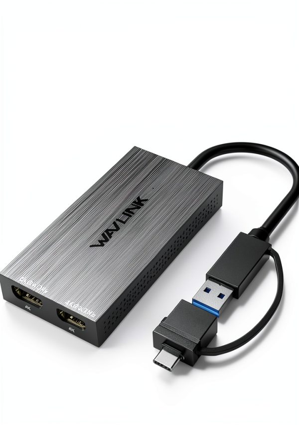 WAVLINK USB to Dual HDMI 4K Adapter for MacBook Pro-0