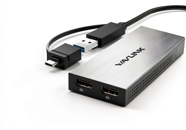 WAVLINK USB to Dual HDMI 4K Adapter for MacBook Pro-3