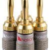 Nakamichi FanLock Gold Banana Plug Audio Connector 4 Pairs 24k Gold-0