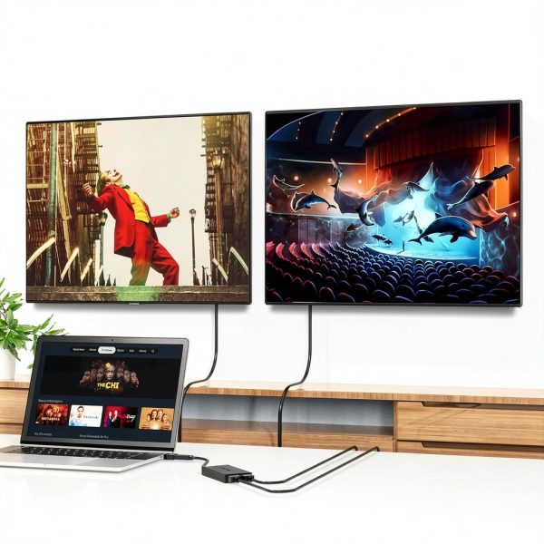 WAVLINK USB to Dual HDMI 4K Adapter for MacBook Pro-1
