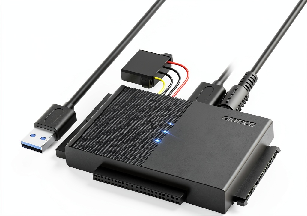 FIDECO SATA IDE adapter with various storage devices