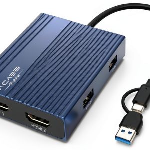 ACASIS Dual 4K HDMI Adapter Gray-0