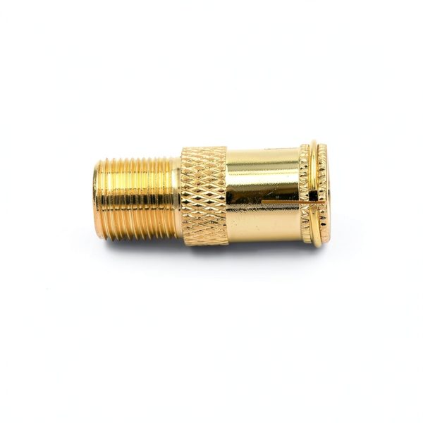 VCE Gold-Plated F-Type Coax Cable Connectors 5-Pack-5