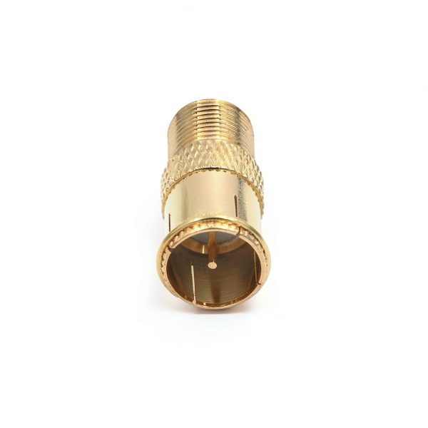 VCE Gold-Plated F-Type Coax Cable Connectors 5-Pack-3