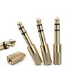 Nicholaus 3-Pack 3.5mm to 6.35mm Gold Adapter-5