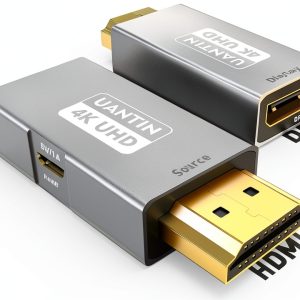 UANTIN HDMI to DisplayPort 4K UHD 60Hz Active Adapter 8.66‑inch-0