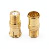 VCE Gold-Plated F-Type Coax Cable Connectors 5-Pack-1
