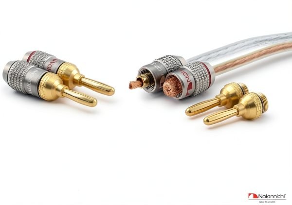 Nakamichi FanLock Gold Banana Plug Audio Connector 4 Pairs 24k Gold-1