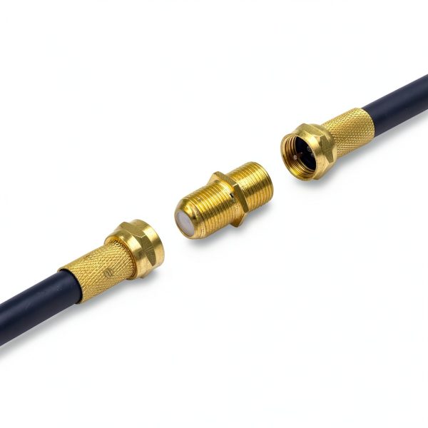 Coaxial Coupler VCE Gold Female Connector 5 Pack-3