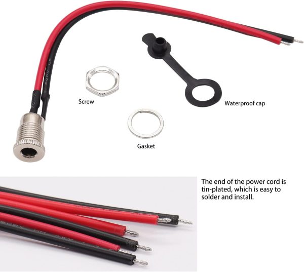 Female-to-Female Solder Connectors by weideer Audio Video-2