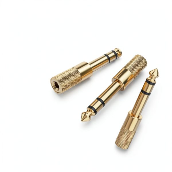 Nicholaus 3-Pack 3.5mm to 6.35mm Gold Adapter-3