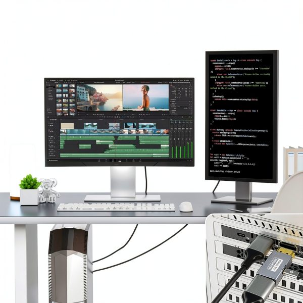 UANTIN HDMI to DisplayPort 4K UHD 60Hz Active Adapter 8.66‑inch-5