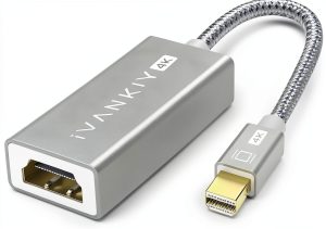 Mini DisplayPort to HDMI Adapter IVANKY VLB03 4K 30Hz Silver-0