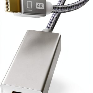 iVANKY 4K Mini DisplayPort to HDMI Adapter 4K@60Hz Silver 1 Pack-0