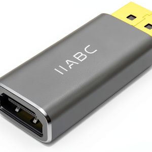 IIABC DisplayPort to HDMI Adapter 4K UHD Gold Plated Grey 2 Pack-0