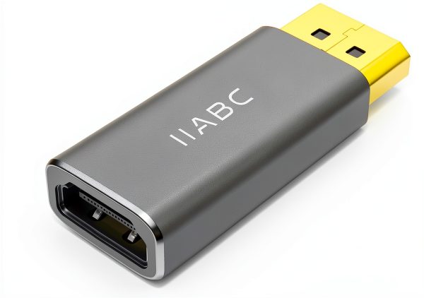 IIABC DisplayPort to HDMI Adapter 4K UHD Gold Plated Grey 2 Pack-0