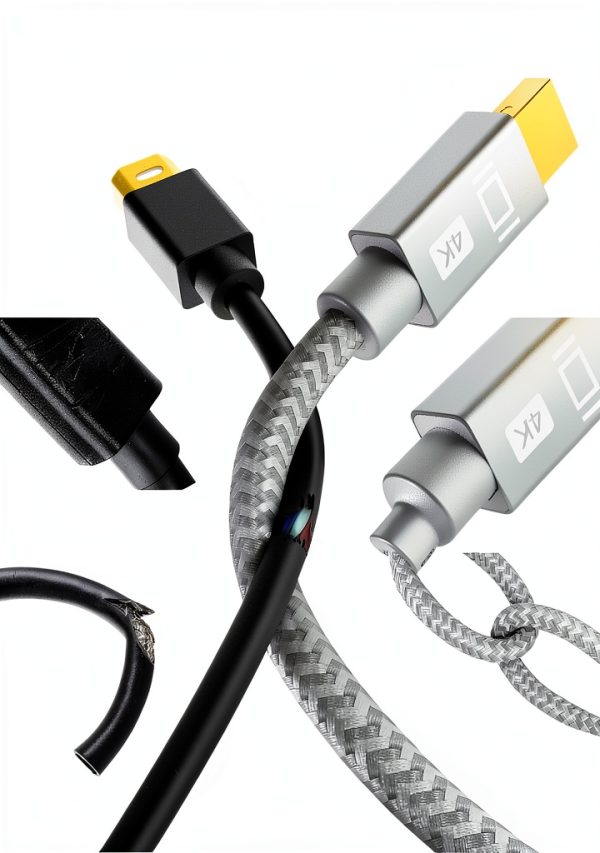 Mini DisplayPort to HDMI Adapter IVANKY VLB03 4K 30Hz Silver-3