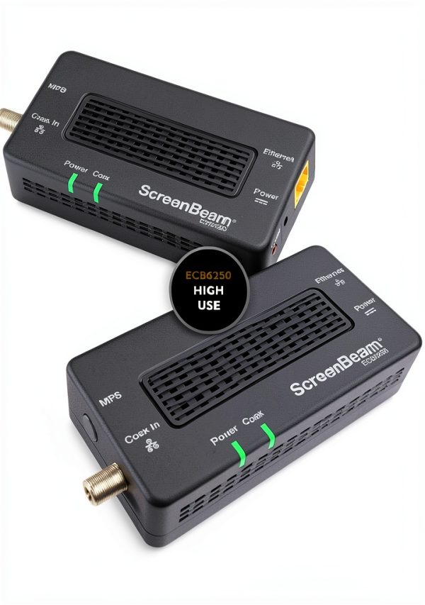 ScreenBeam MoCA 2.5 Network Adapter Starter Kit - High Use Black-0