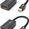 iVANKY 4K Mini DisplayPort to HDMI Adapter 2 Pack Grey 4K@60Hz-0