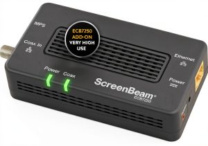 ScreenBeam MoCA Adapter ECB7250S02 2.5 Gbps Ethernet over Coax Black-0