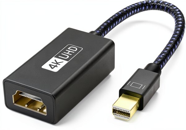 iVANKY Mini DisplayPort to HDMI Adapter 4K@60Hz 1 Pack Grey-0