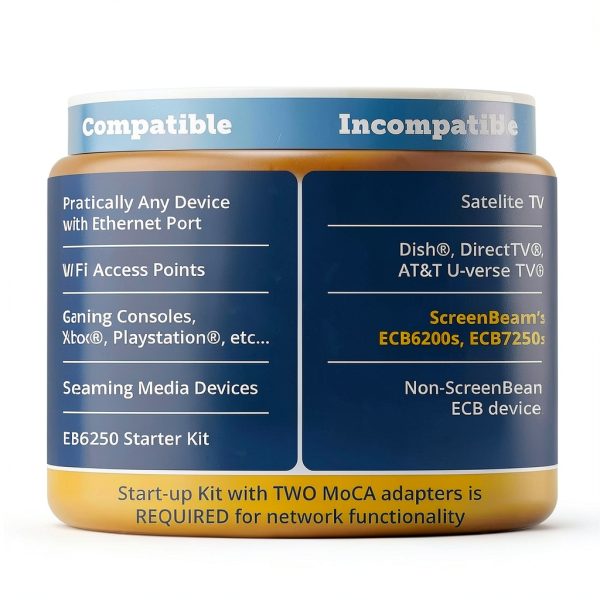 ScreenBeam MoCA 2.5 Network Adapter Starter Kit - High Use Black-4