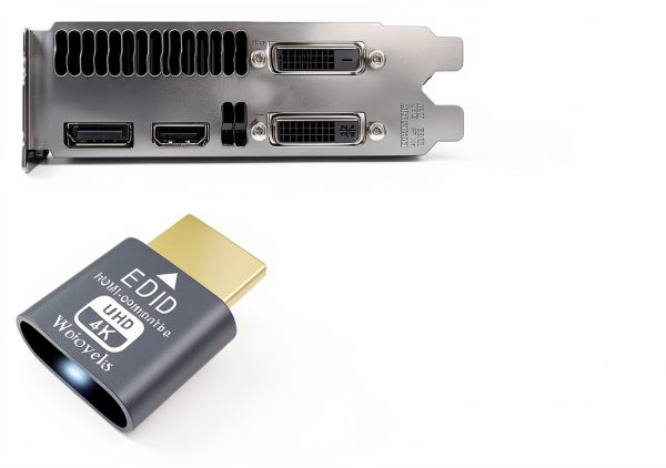 Woieyeks HDMI Dummy Plug 4K HDR 3 Pack Headless Display Adapter for PC-1