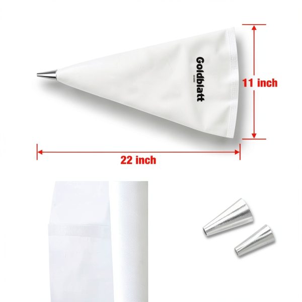 Goldblatt Tile Grout Bag Set 4-Piece Vinyl Bags & Steel Jointer-1