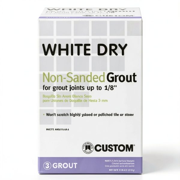 Custom Building Product WDG5 5 lb Non-Sanded White Tile Grout-0