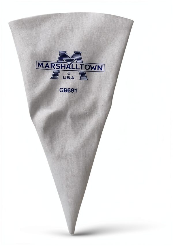 Marshalltown Masonry Grout Bag 12x24 Black Vinyl, Durable Tip Included-1