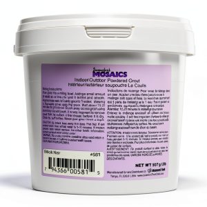 Black Powdered Grout by Jennifers Mosaics 2 Lb Tile Grout Compact-0