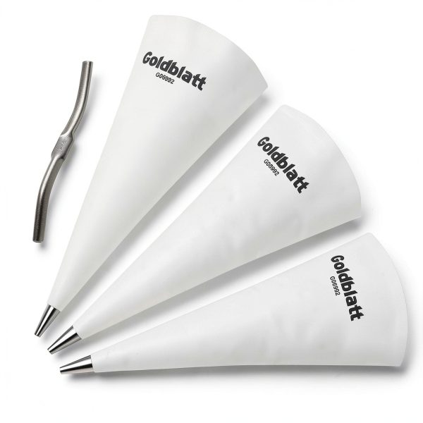 Goldblatt Tile Grout Bag Set 4-Piece Vinyl Bags & Steel Jointer-0