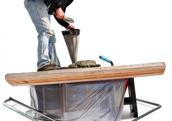 Marshalltown Masonry Grout Bag 12x24 Black Vinyl, Durable Tip Included-2