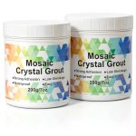 Mosaic Grout by A-HEYIDA 14.1oz Transparent Grout for Crafts DIY-0