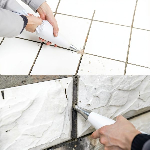 Goldblatt Tile Grout Bag Set 4-Piece Vinyl Bags & Steel Jointer-3