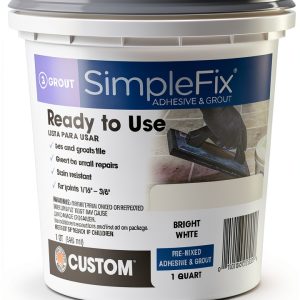 Tile Grout CUSTOM TAGWQT Premixed Bright White - Water Resistant-0
